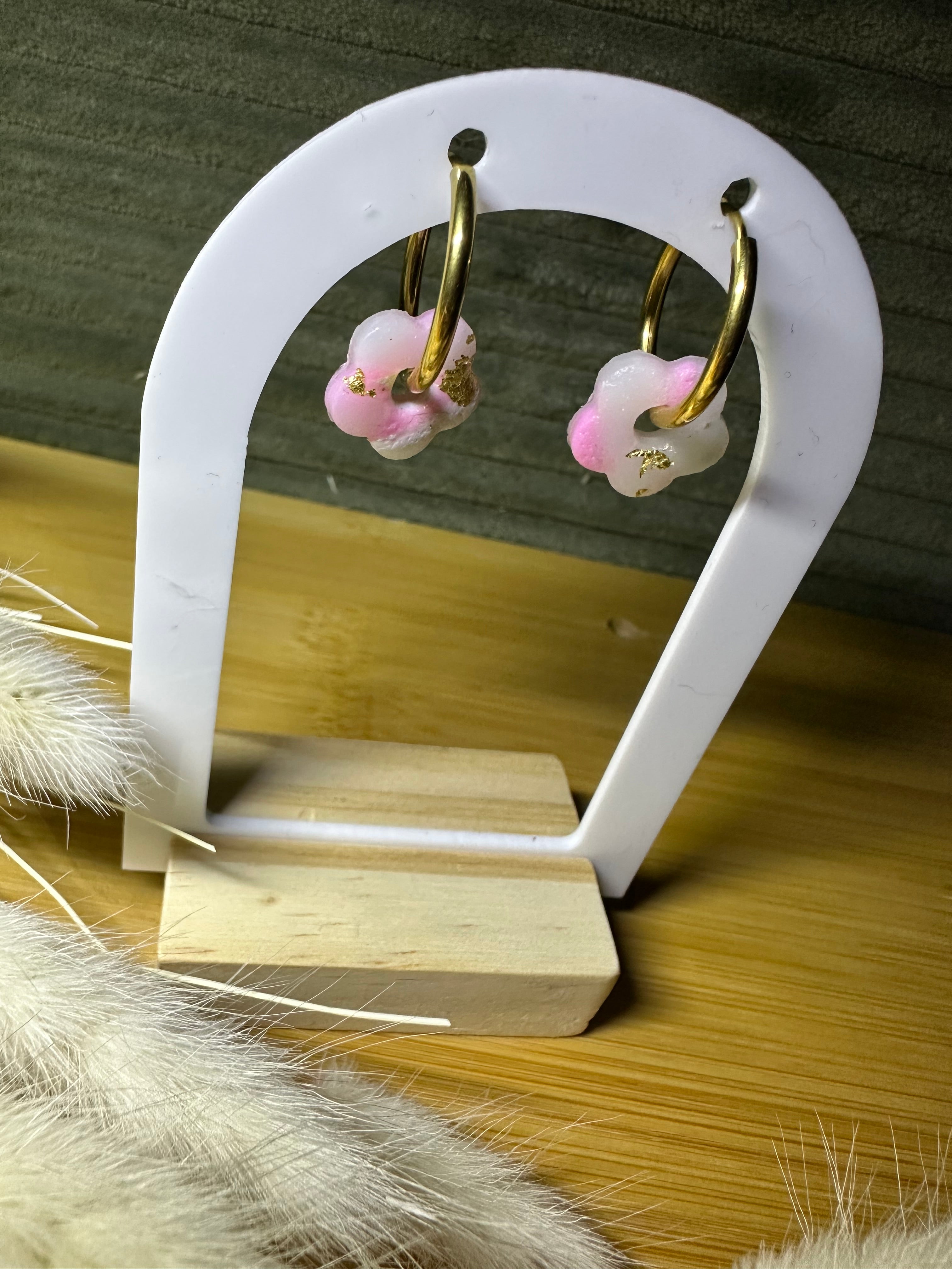 Pampilles mini fleurs mat