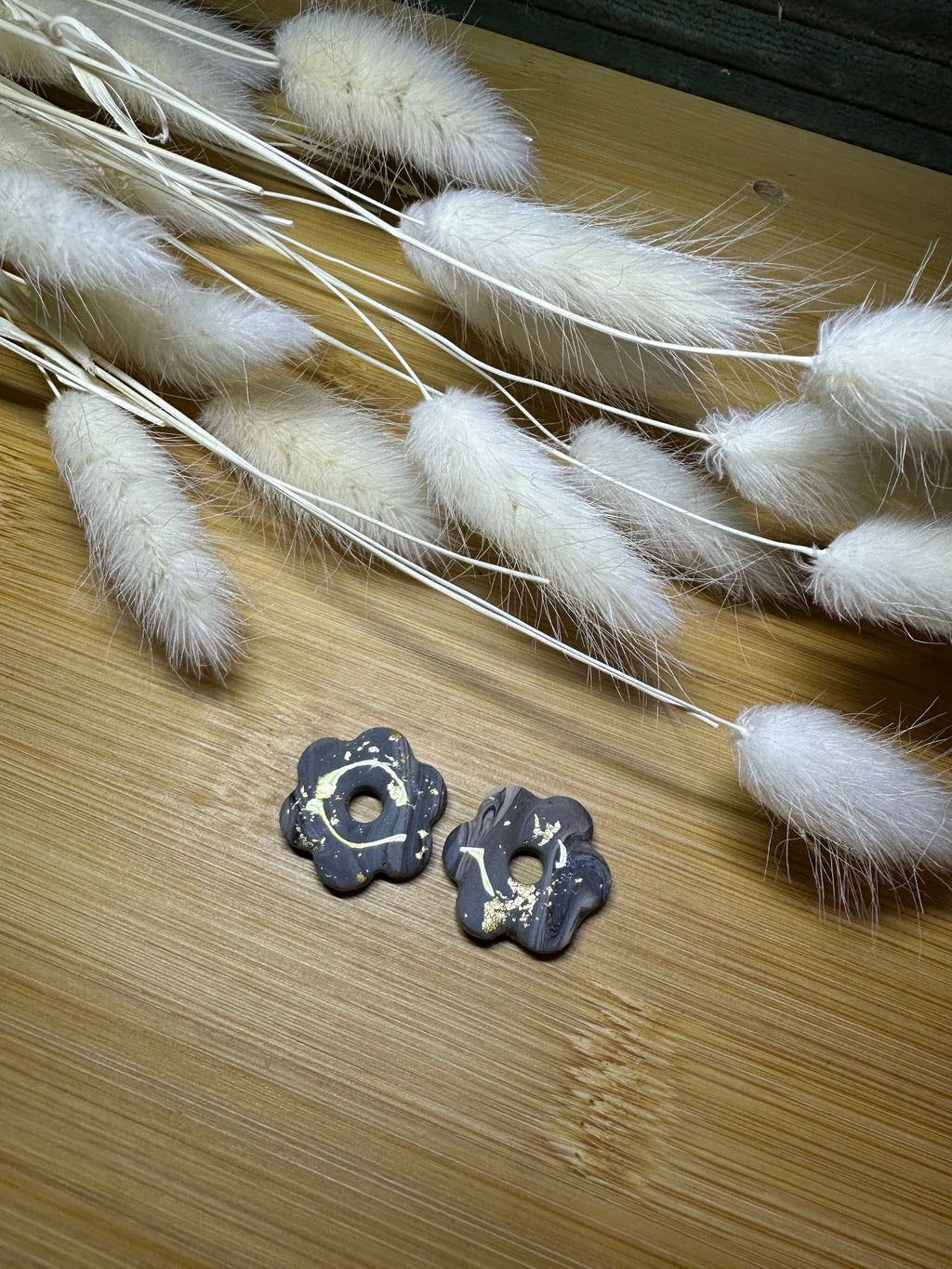 Pampilles fleurs marbre