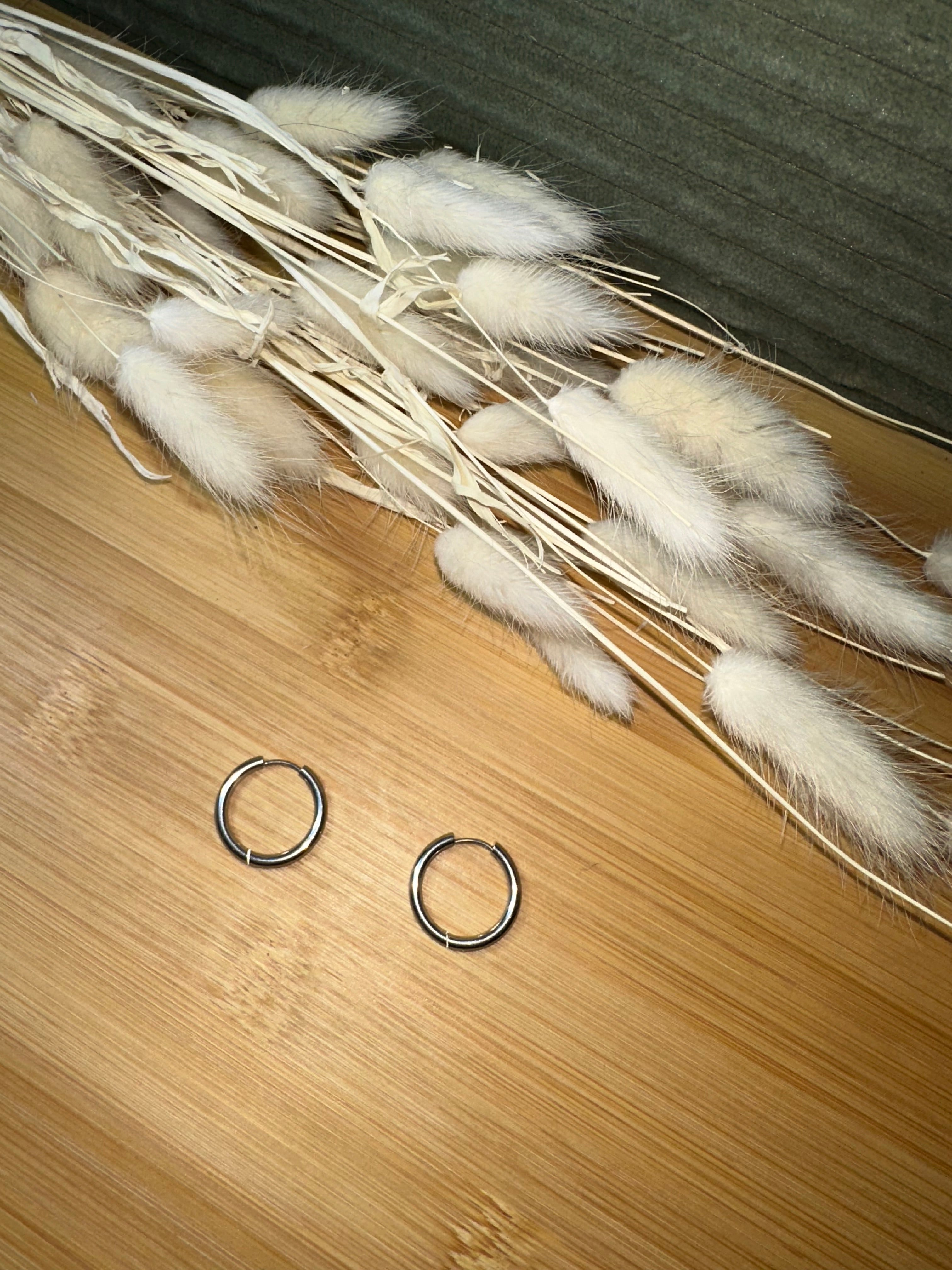 Créoles rondes acier inoxydable