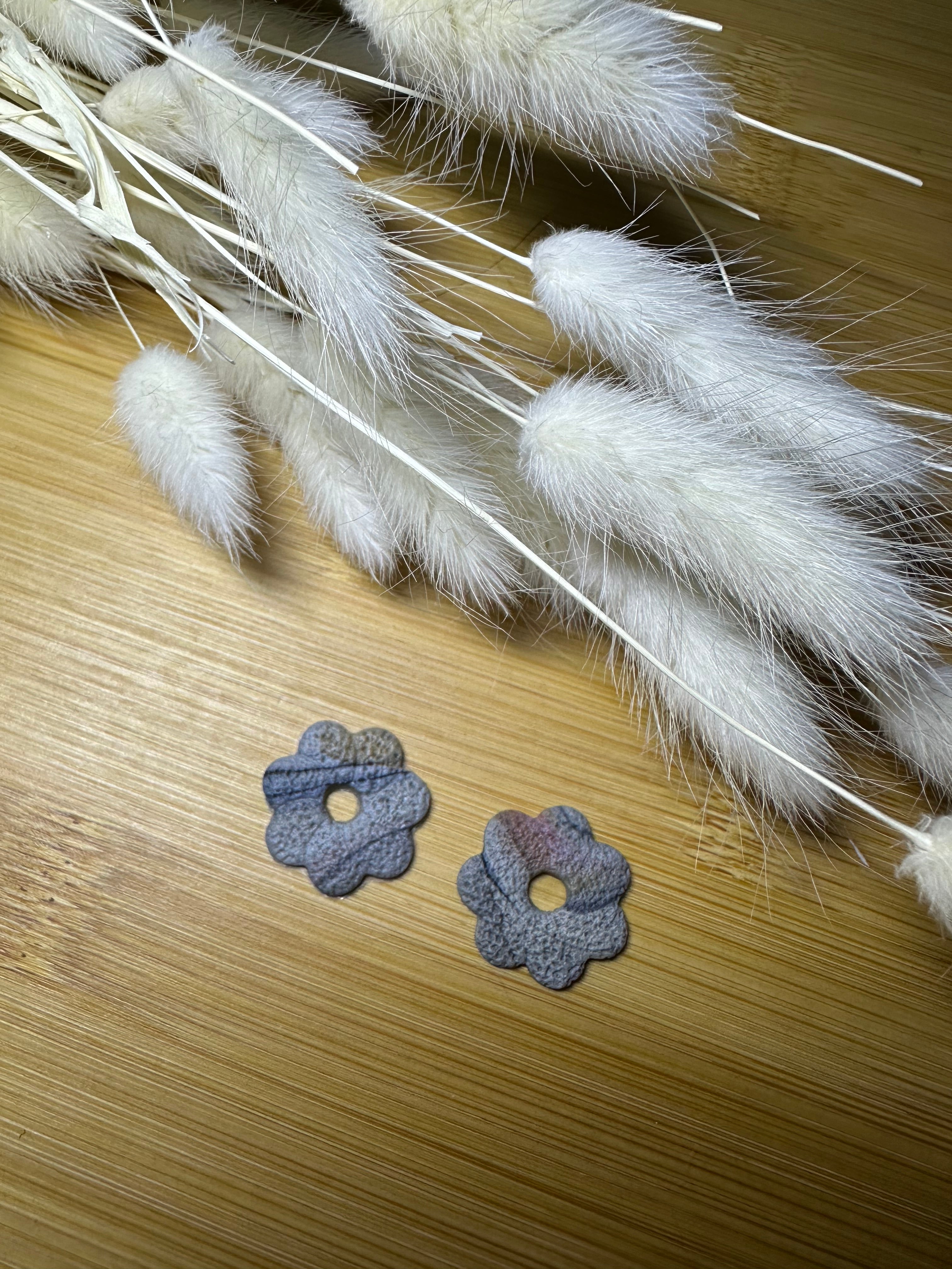 Pampilles fleurs marbré texturé et mat