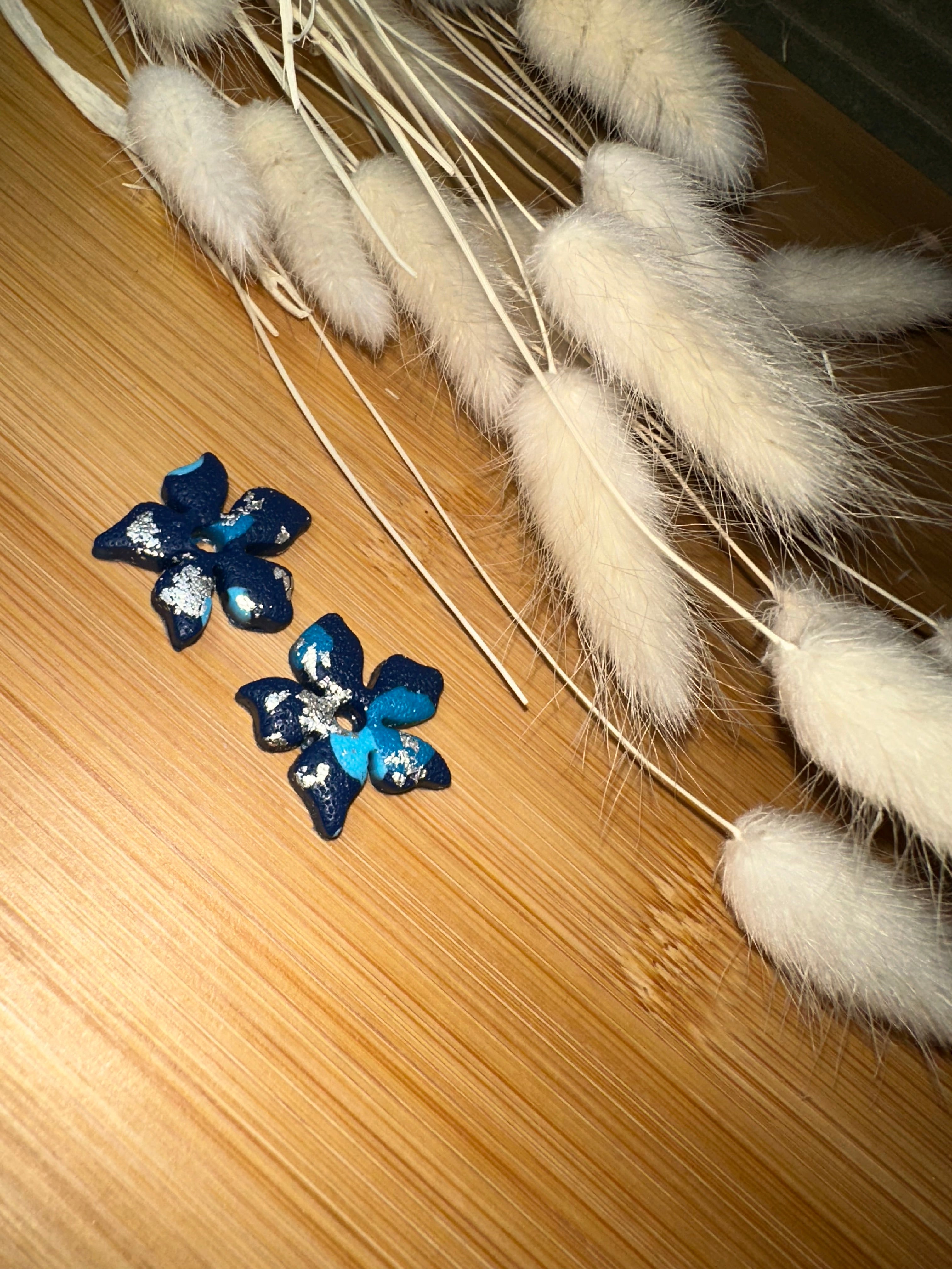 Pampilles fleur texturé et mat