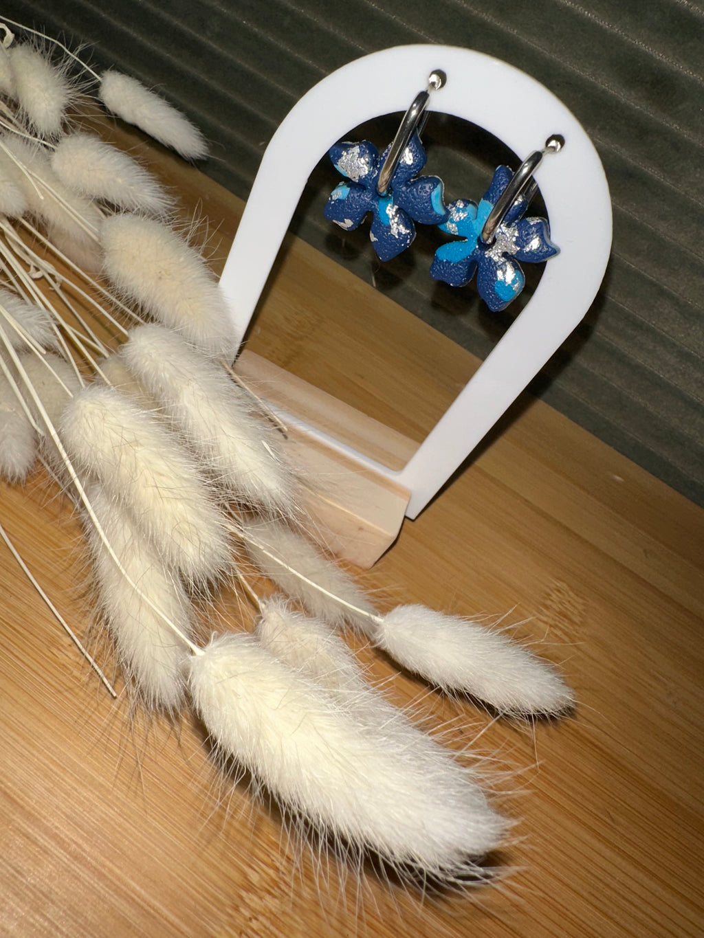 Pampilles fleur texturé et mat