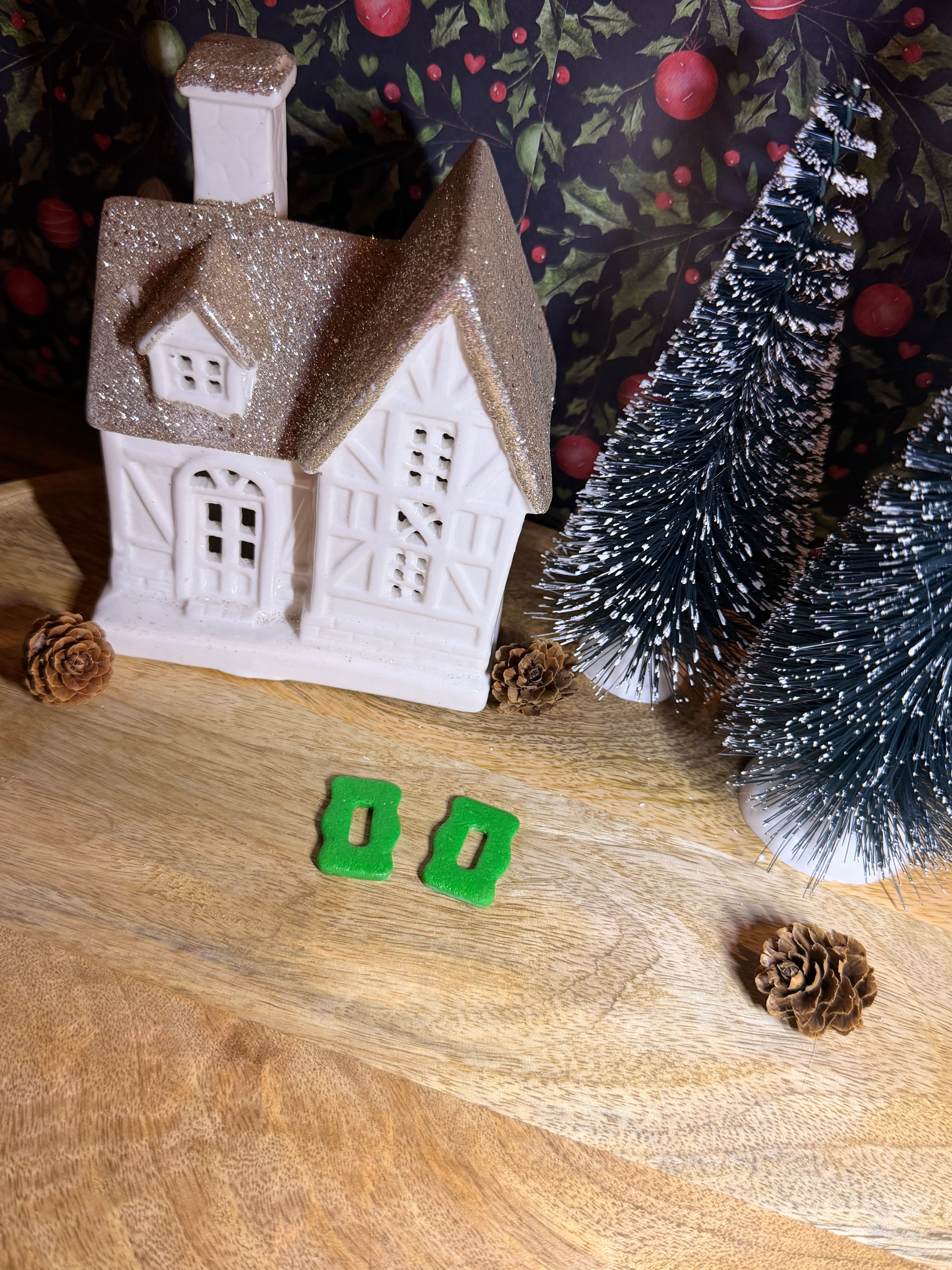 Pampille ondulé verte