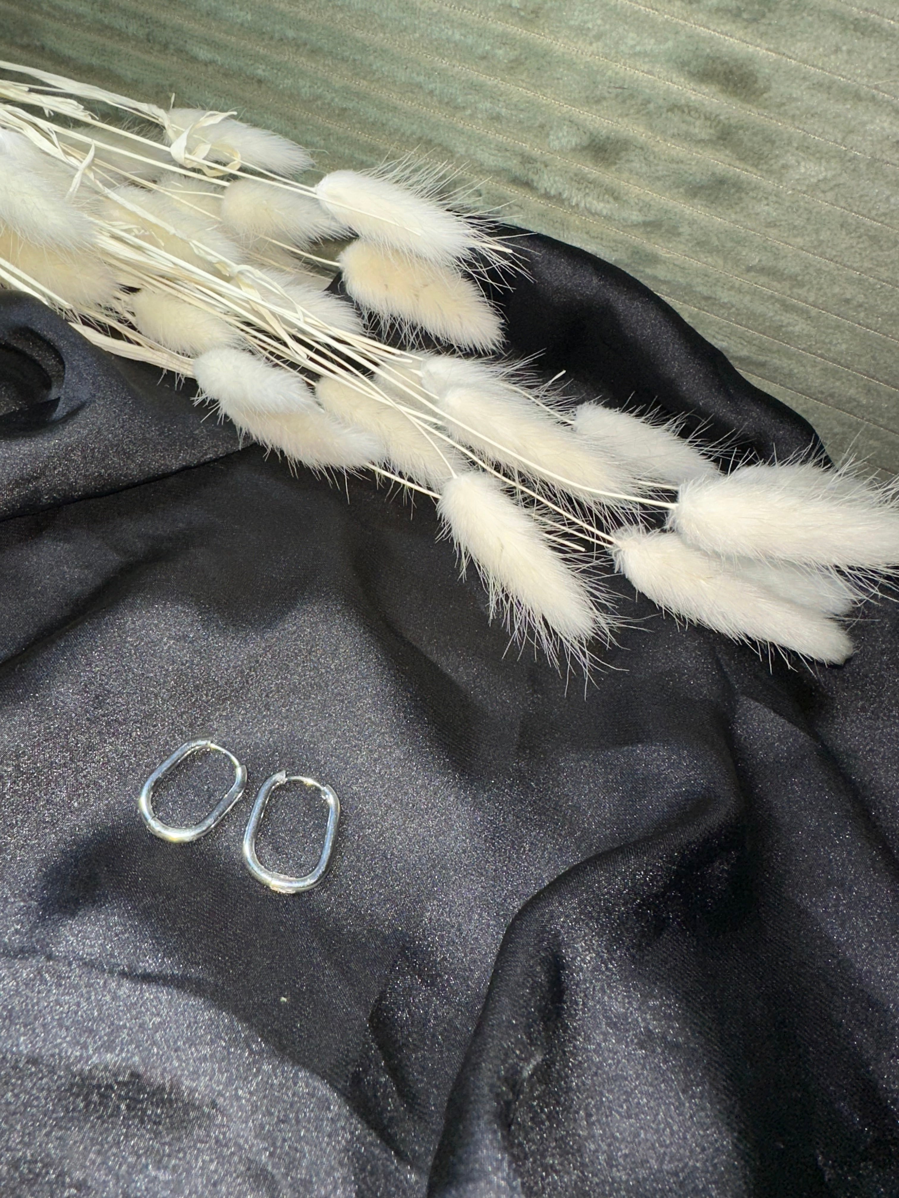 Créoles ovale acier inoxydable