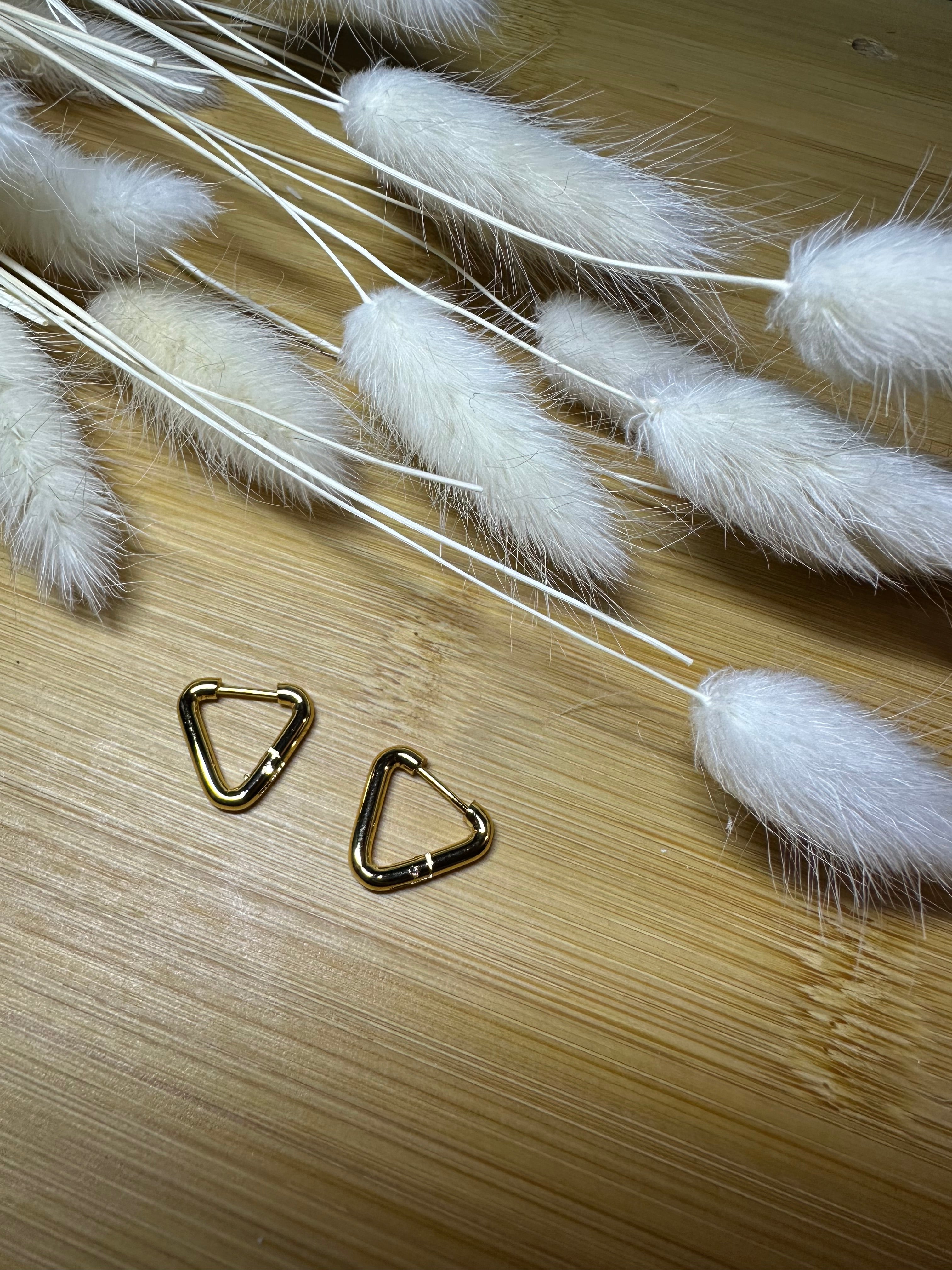 Créoles mini triangle