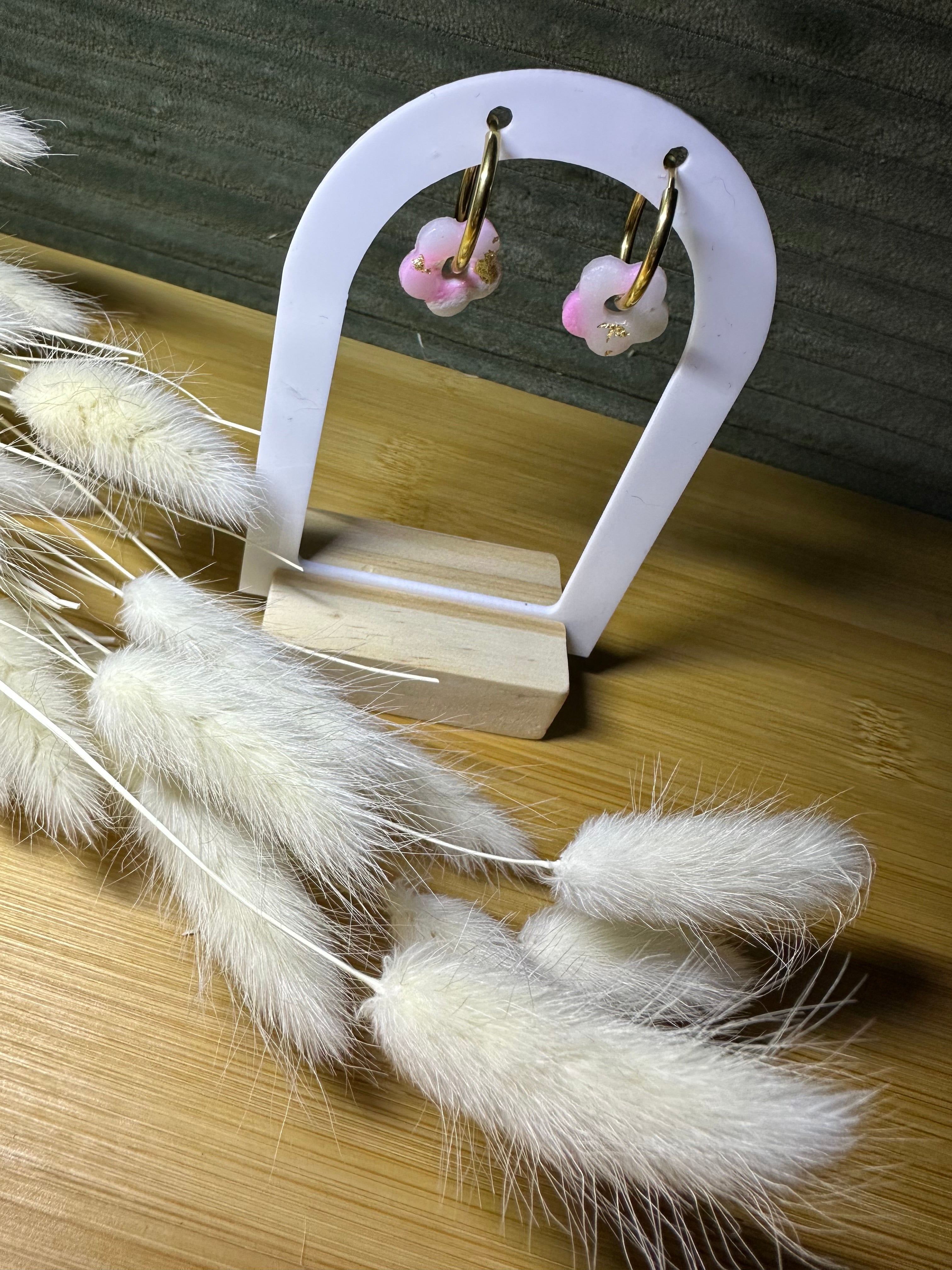 Pampilles mini fleurs mat