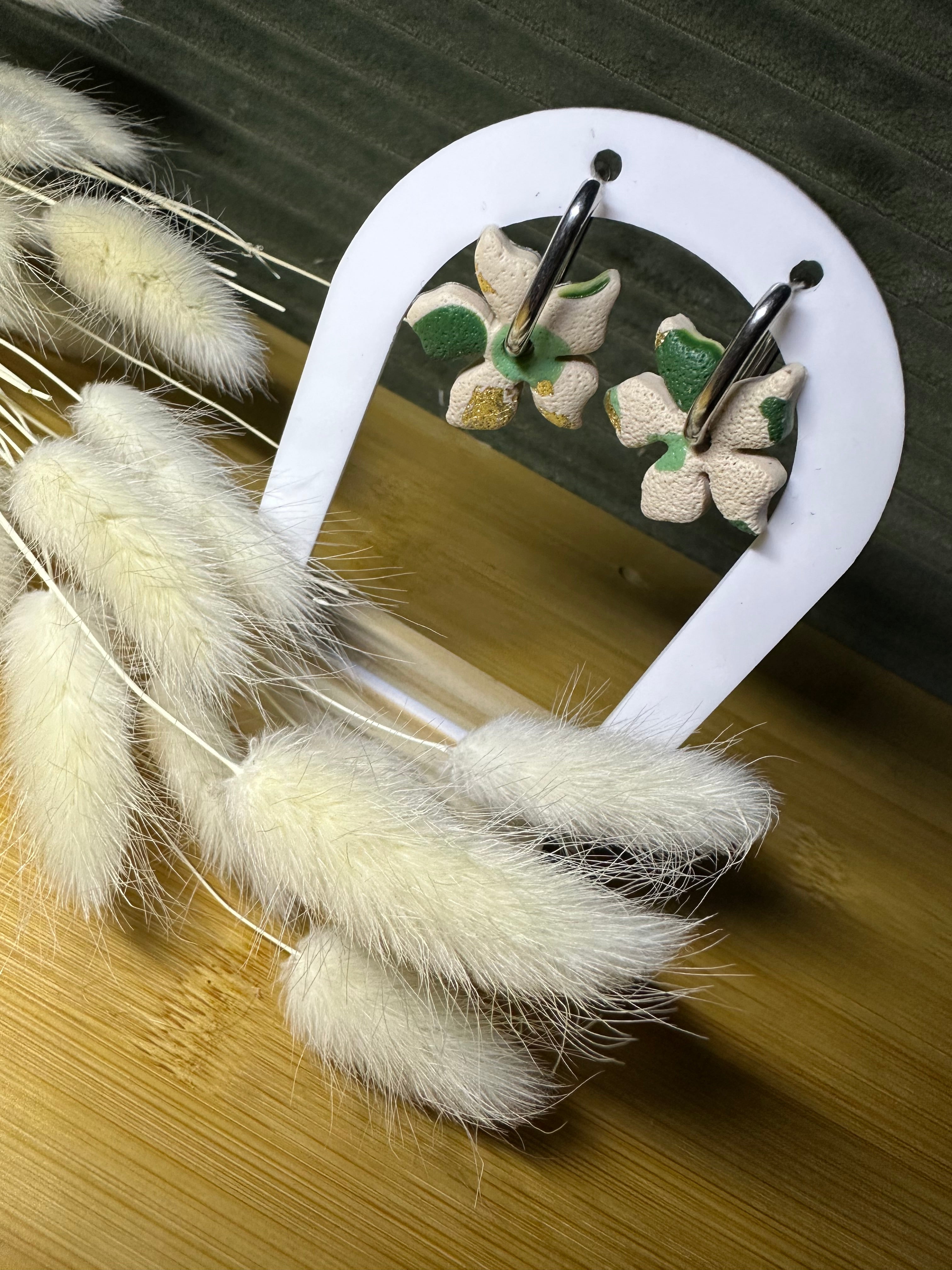 Pampilles fleurs texturé et mat